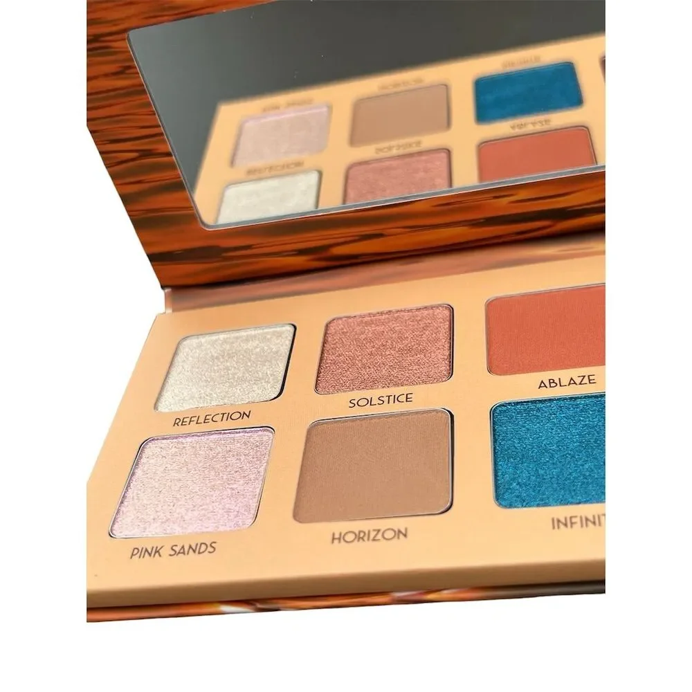 Beauty For Real Golden Hour Eyeshadow Palette Matte Blendable Compact